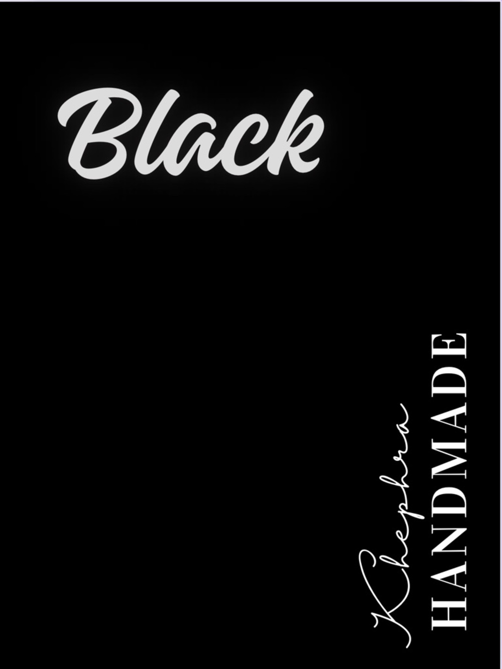 Black Item - Classic Solid Black